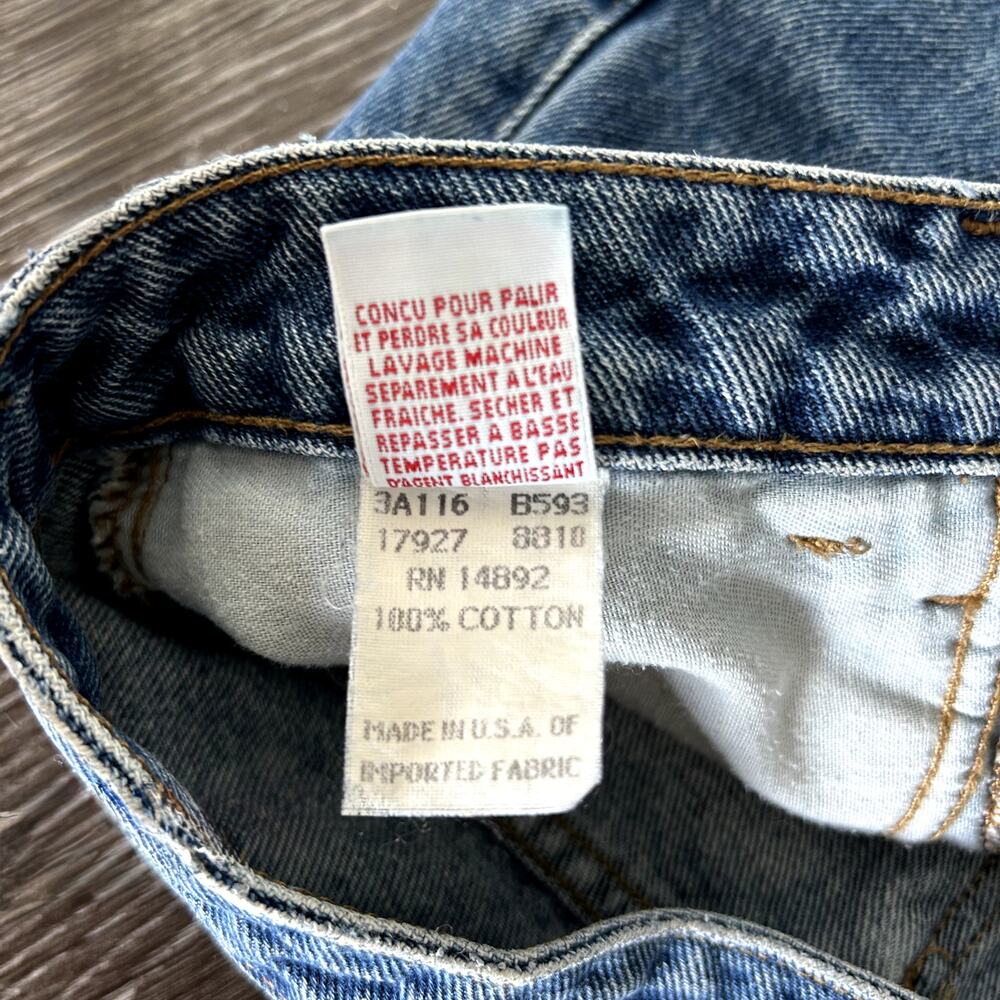 Vintage Marithé + François Girbaud 90s High Rise Tapered Jeans Size 7/8 USA Made - Picture 7 of 16